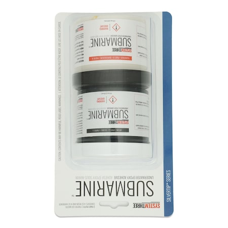 System Three Resins Submarine Underwater Epoxy Paste Adhesive, 8oz Kit 1250K10